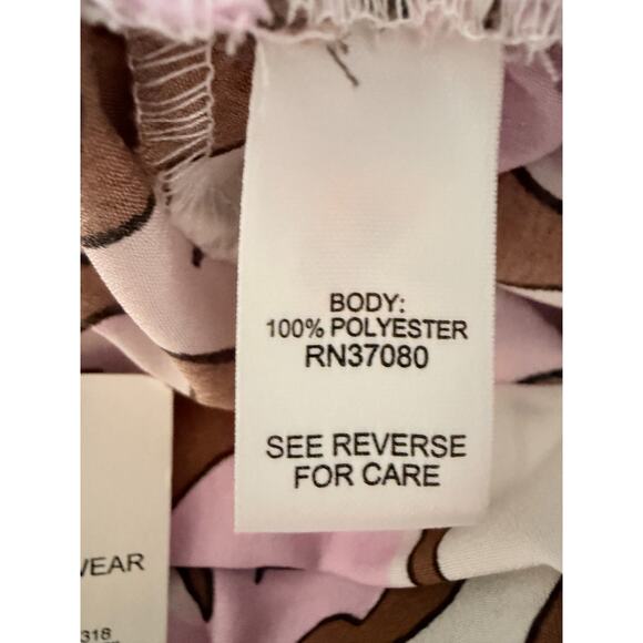 Cato Parisian Cafe Orchid Bouq Maxi Skirt Pink Brown XL NWT Pockets Garden Party - Picture 9 of 10